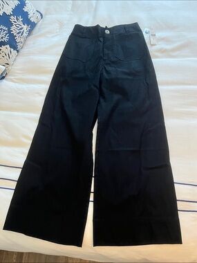 Wide Leg Black Pants